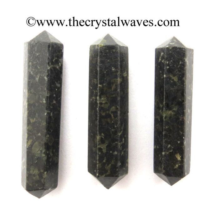 Nuummite Crystal Double Terminated Pencil Points