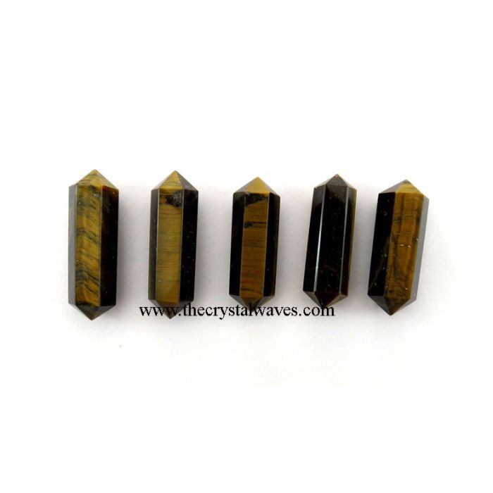 Tiger Eye Agate 1.50 - 2" Double Terminated Pencil