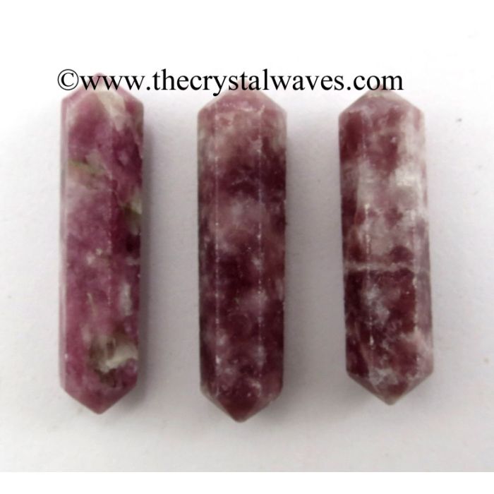 Lepidolite Crystal Double Terminated Pencil Points