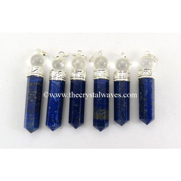 Lapis Lazuli Cap Pencil Pendant