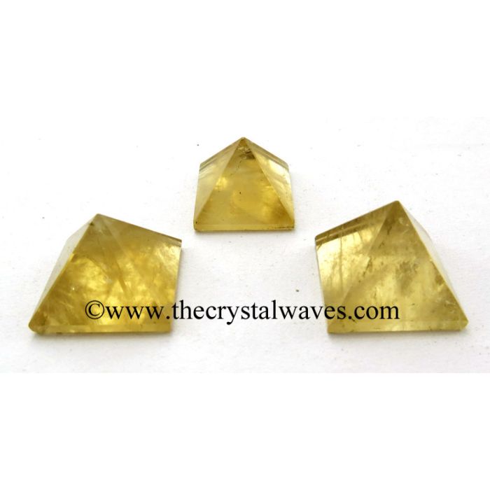 Citrine Quartz Crystal Pyramid