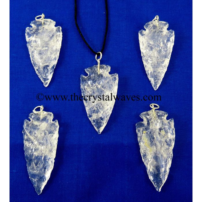 crystal-quartz-arrowhead-diy-clear-quartz-pendant-necklace-jewelry