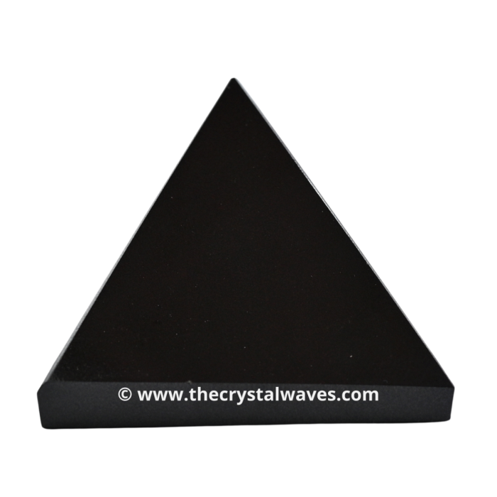 Black Agate Crystal pyramid