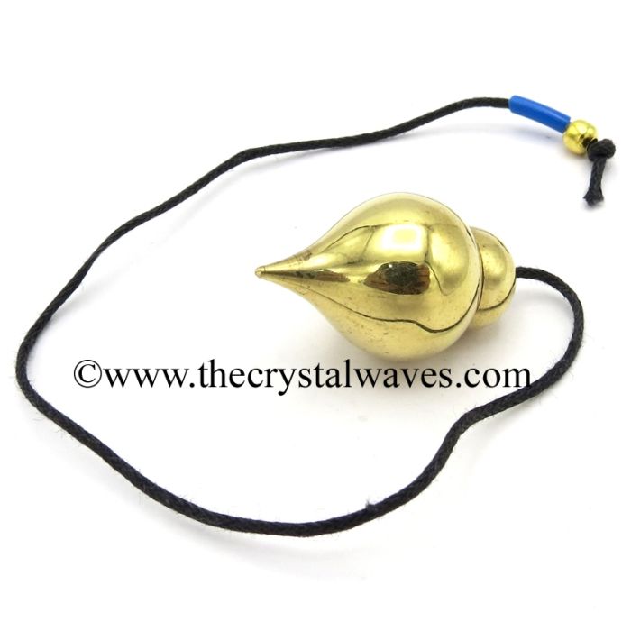 Metal Dowsing Pendulum Golden Style 38