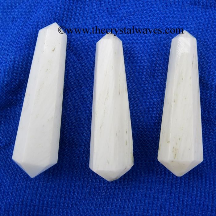 Scolecite Crystal Double Terminated Pencil Points