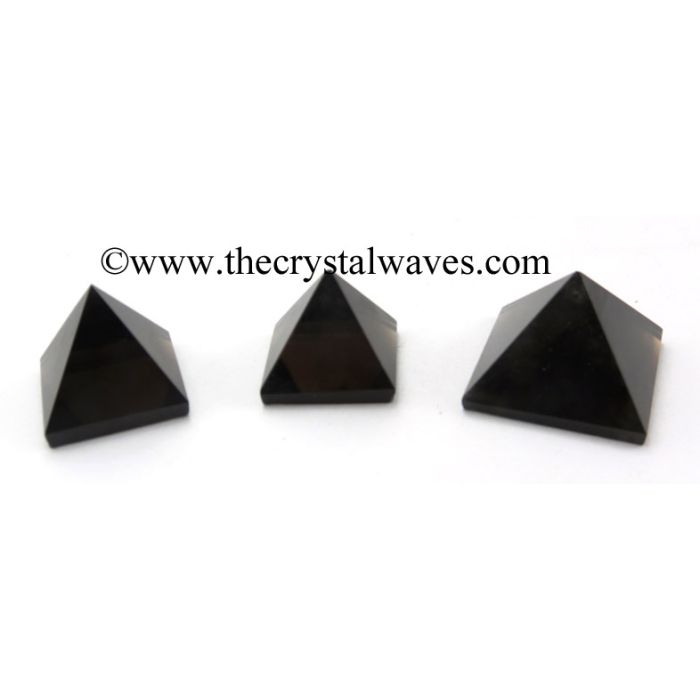 Smoky Obsidian 23 - 28 mm pyramid
