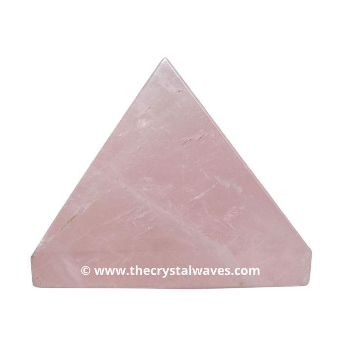 Rose Quartz Indian Crystal pyramid