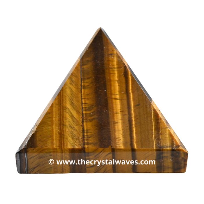 Tiger Eye Agate Crystal Pyramid
